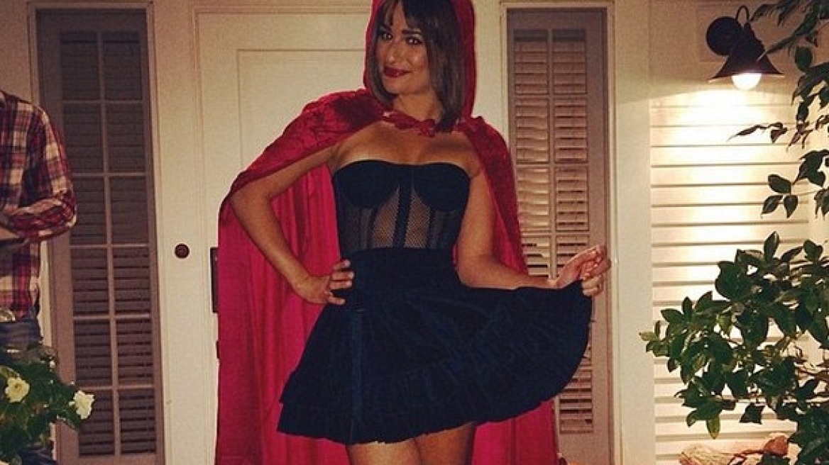 Η Lea Michele είναι μια σέξι κοκκινοσκουφίτσα!